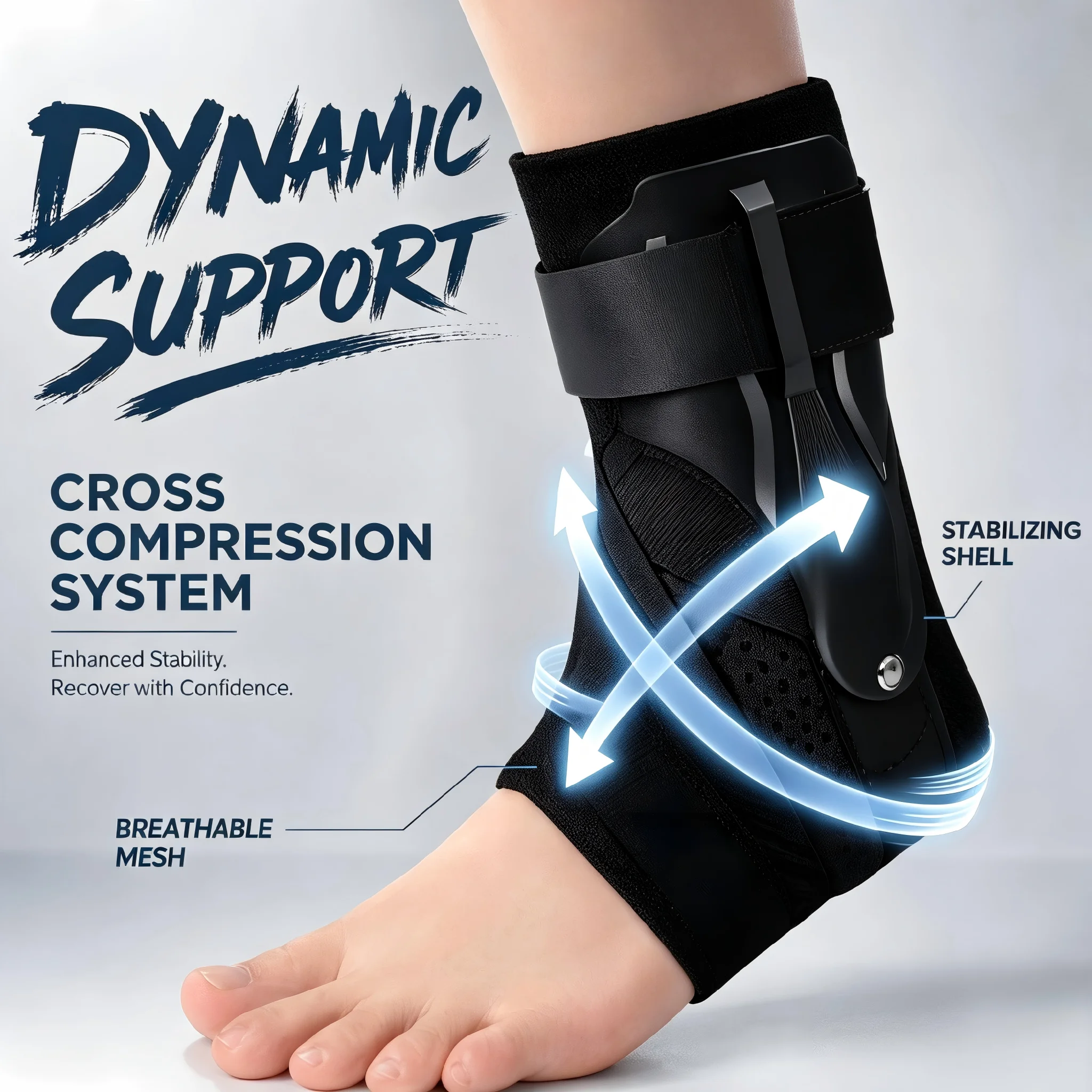 Ankle Mobility Band - 1/2PCS Ankle Brace for Sprained Ankle