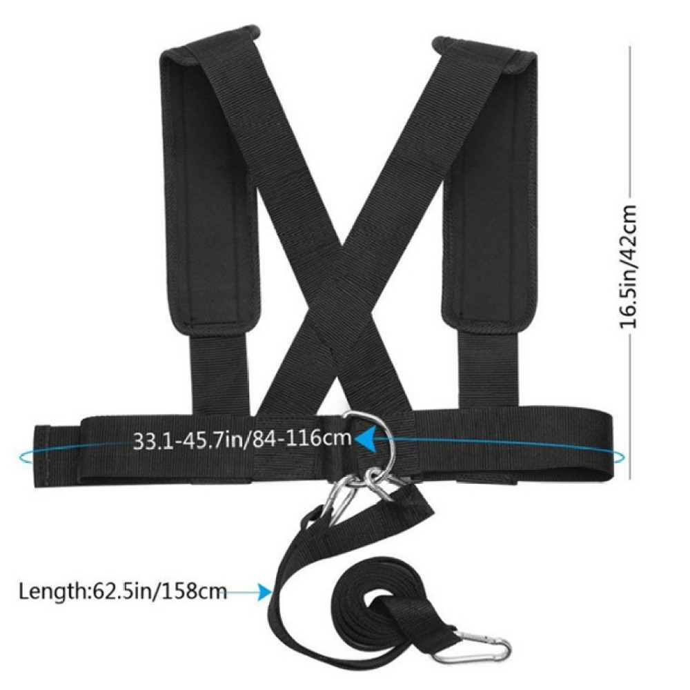 Crossfit Training Gear - Performance Resistance Sled Harness Vest Sprint