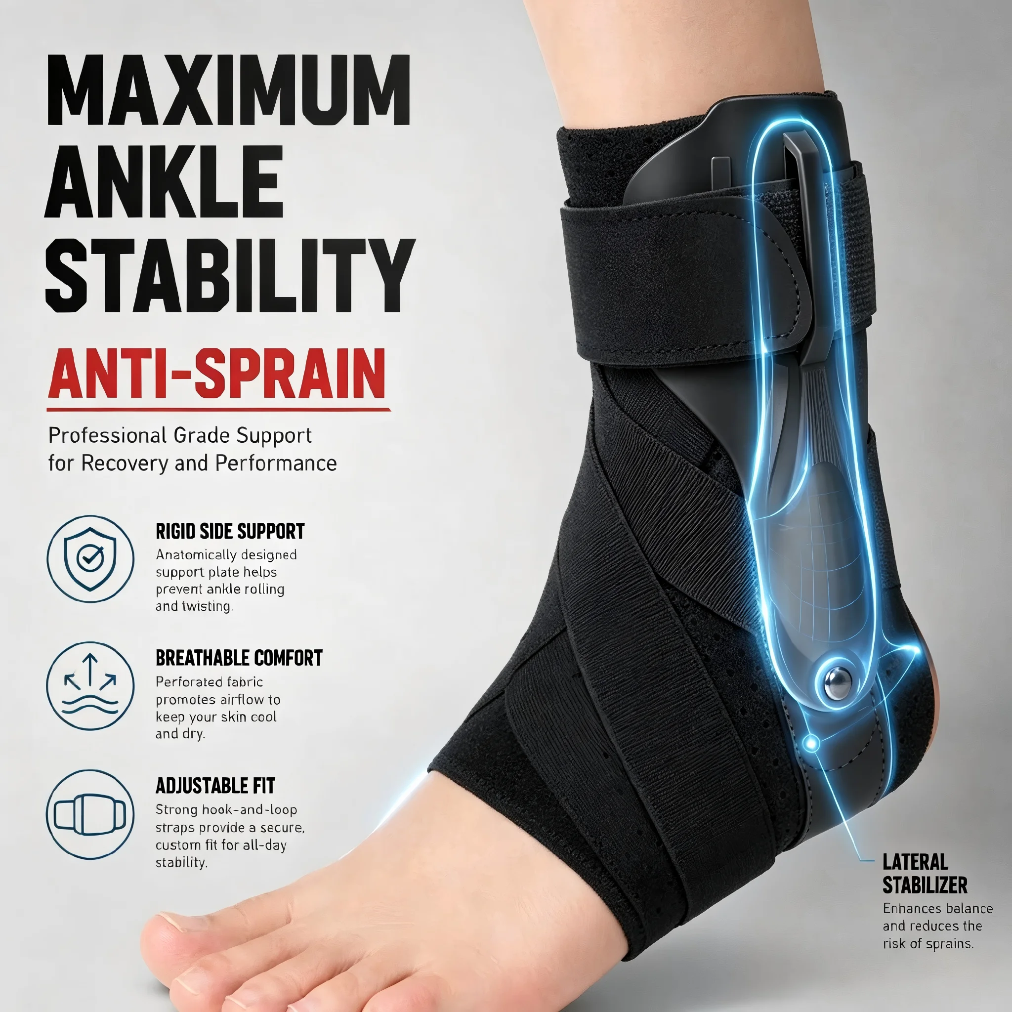 1/2PCS Ankle Brace for Spraine - огляд і ціна Ankle Mobility Band