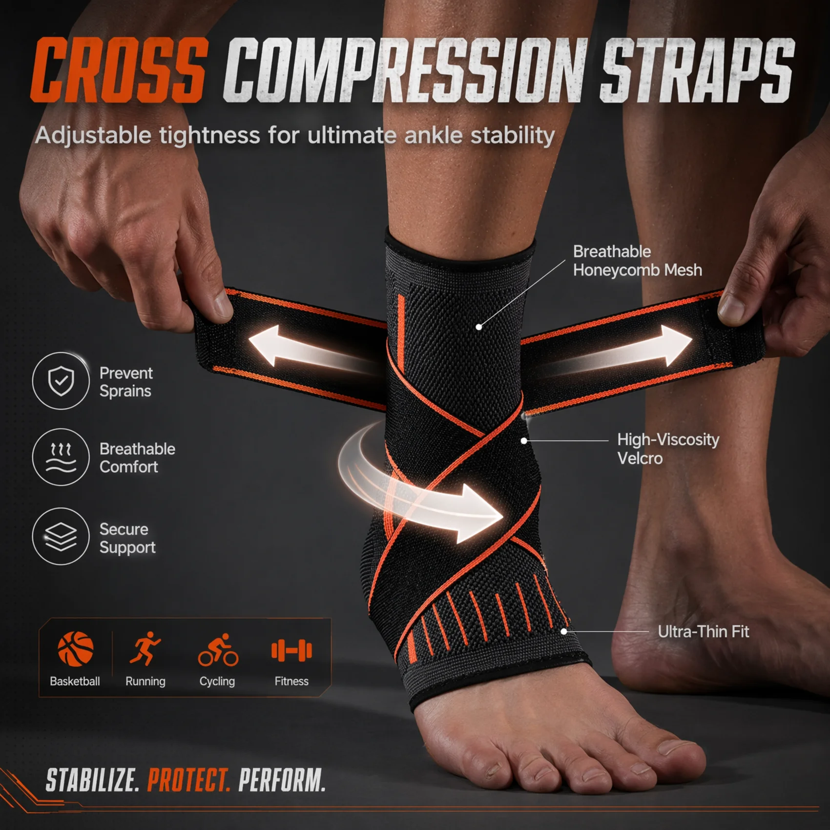 Breathable Compression Ankle B - огляд і ціна Ankle Mobility Band
