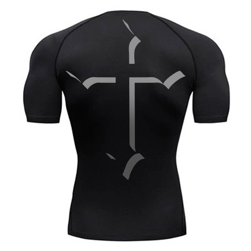 Cross Print Compression Shirt  - огляд і ціна Crossfit Gym