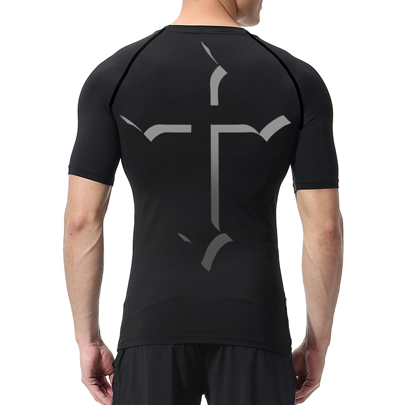 Cross Print Compression Shirt  - огляд і ціна Crossfit Gym