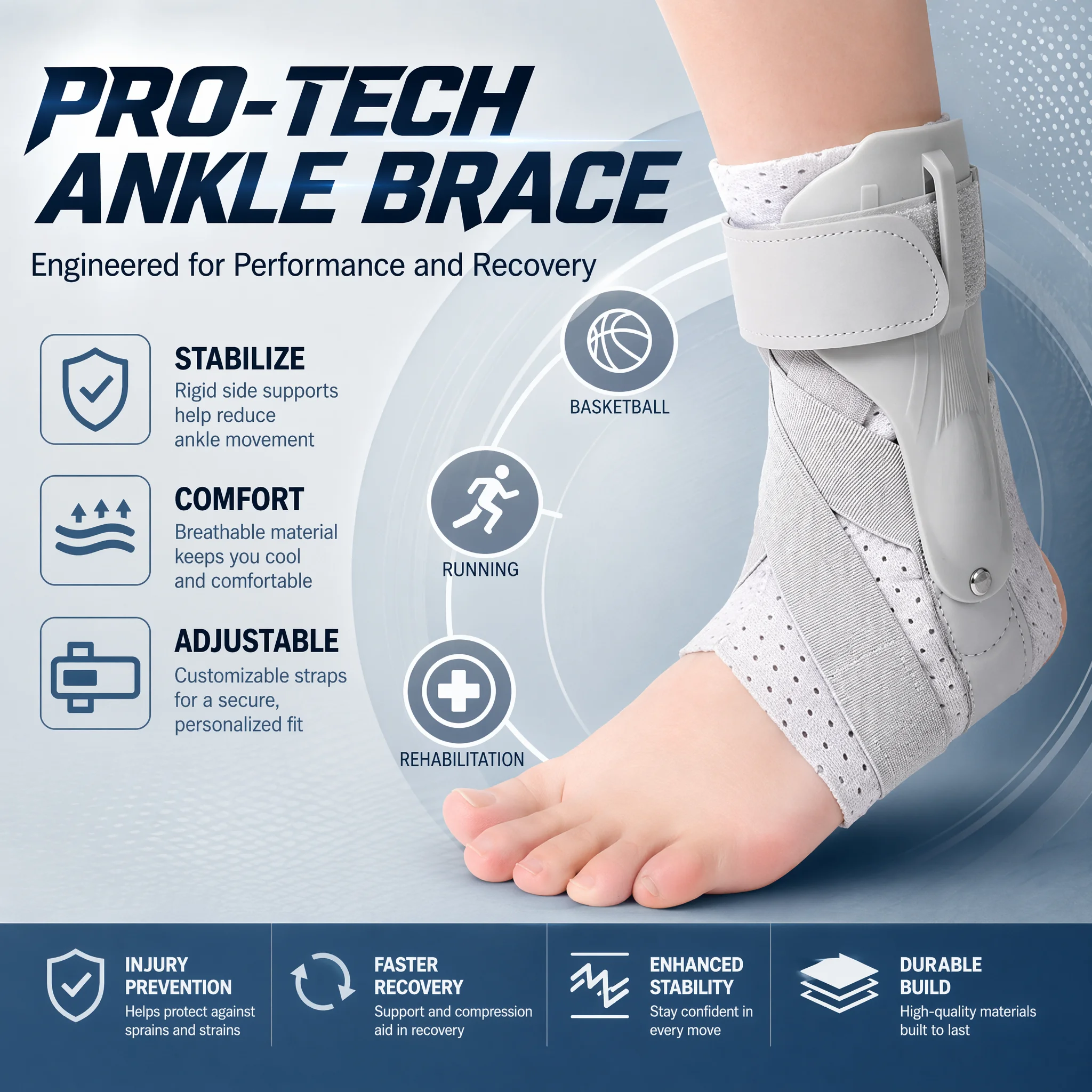 Ankle Brace with Side Stabiliz - огляд і ціна Ankle Mobility Band