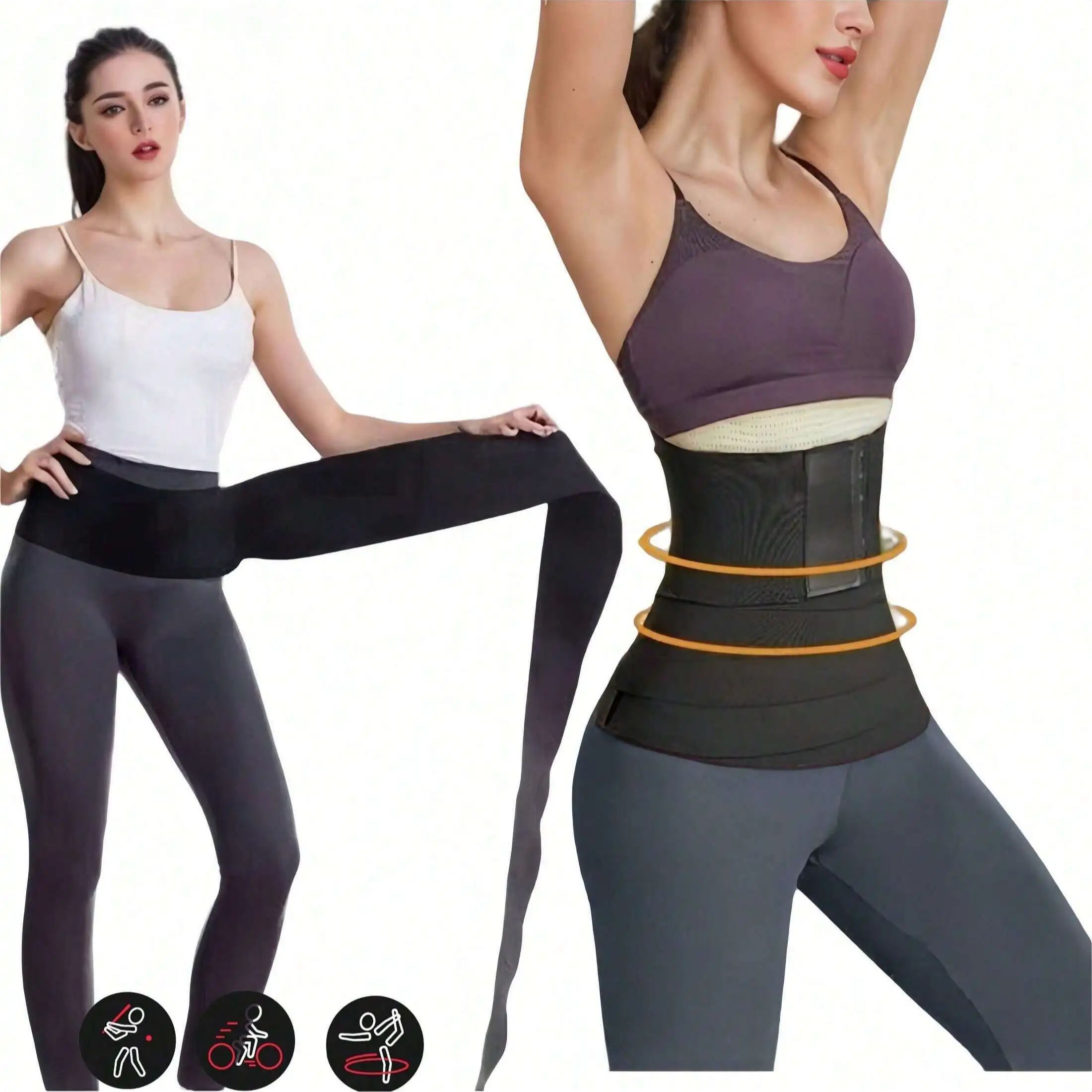 Women Waist Bandage Wrap Trimm - огляд і ціна Pull Up Assist Band