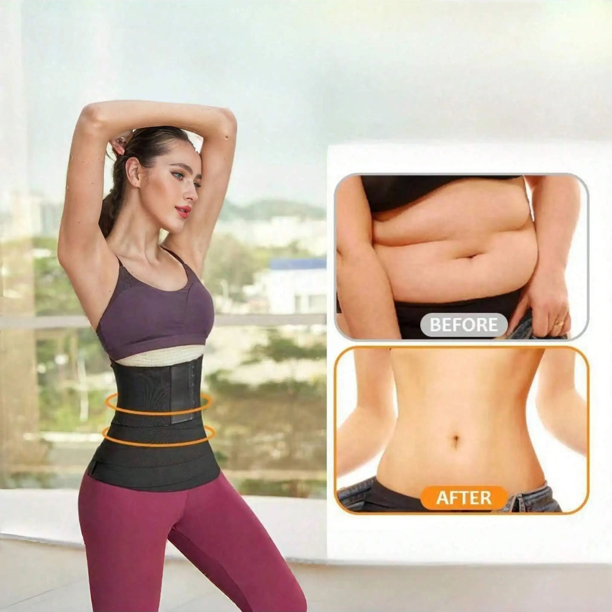 Women Waist Bandage Wrap Trimm - огляд і ціна Pull Up Assist Band