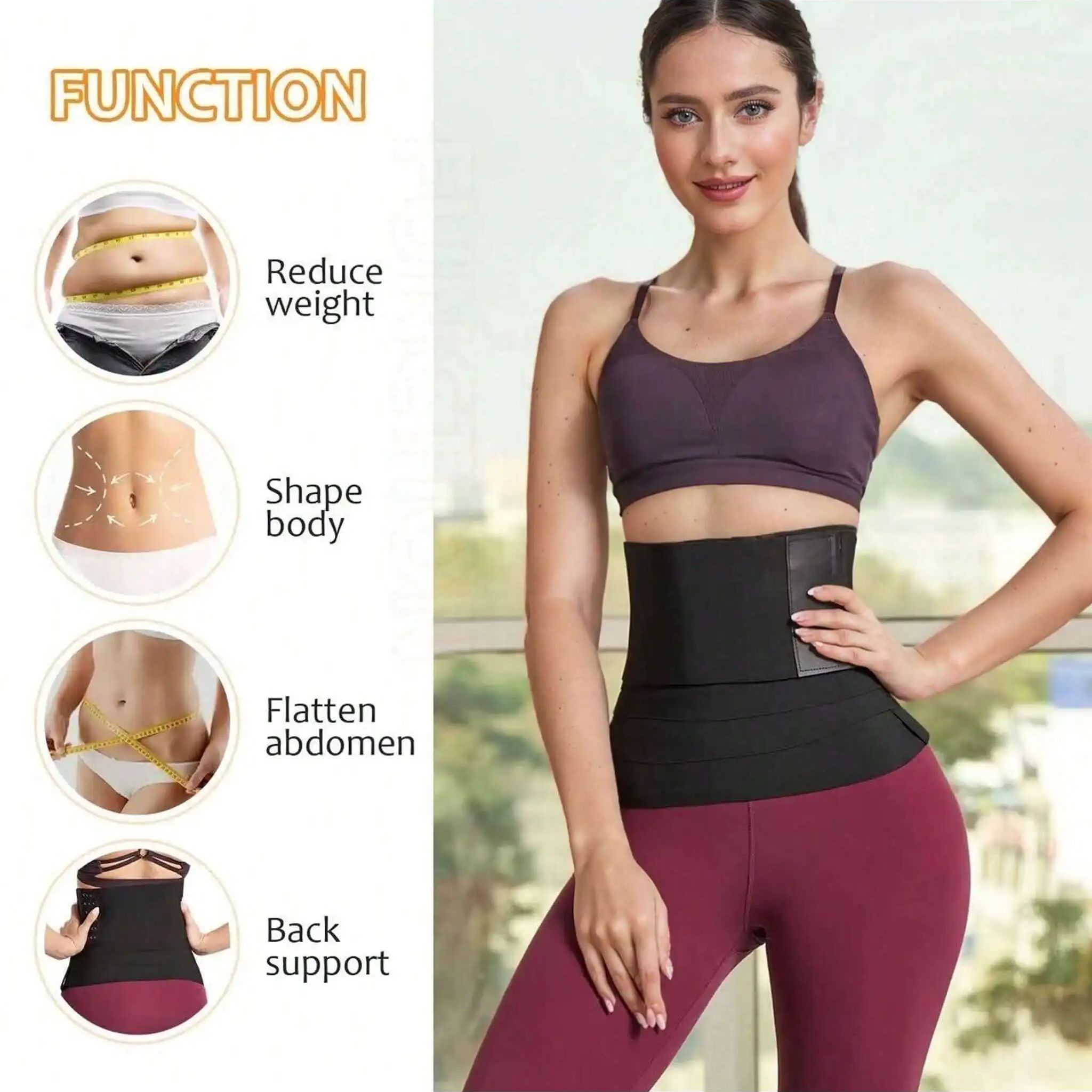Women Waist Bandage Wrap Trimm - огляд і ціна Pull Up Assist Band