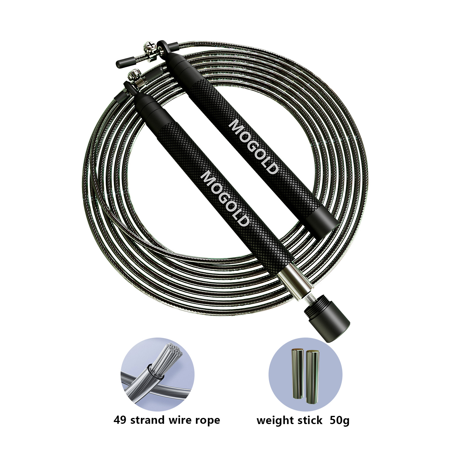 Crossfit Weighted Jump Rope Gy - огляд і ціна Crossfit No Equipment